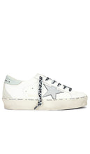 Golden Goose Hi Star Sneaker in White - Baskets Golden Goose Hi Star en blanc - Golden Goose Hi Star 白色运动鞋 - Golden Goose Hi Star Sneaker in Weiß - Golden Goose 하이스타 스니커즈화이트 색상 - Sneaker Golden Goose Hi Star in bianco