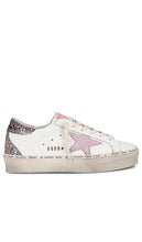 Golden Goose Hi Star Sneaker in White - Baskets Golden Goose Hi Star en blanc - Golden Goose Hi Star 白色运动鞋 - Golden Goose Hi Star Sneaker in Weiß - Golden Goose 하이스타 스니커즈화이트 색상 - Sneaker Golden Goose Hi Star in bianco