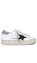 Golden Goose Hi Star Sneaker in White - Baskets Golden Goose Hi Star en blanc - Golden Goose Hi Star 白色运动鞋 - Golden Goose Hi Star Sneaker in Weiß - Golden Goose 하이스타 스니커즈화이트 색상 - Sneaker Golden Goose Hi Star in bianco