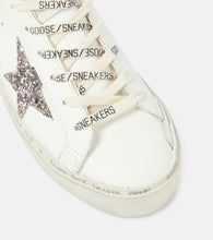 Golden Goose Hi Star glitter leather sneakers