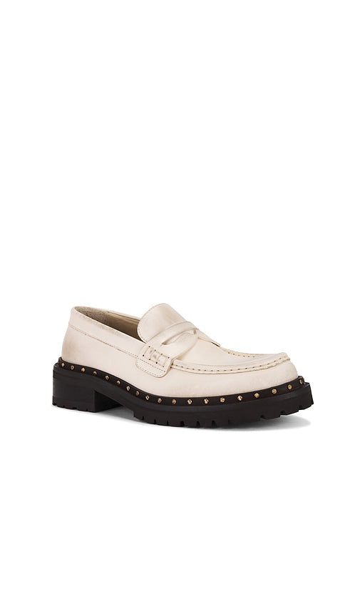 Golden Goose Jerry Rock Loafer in Cream