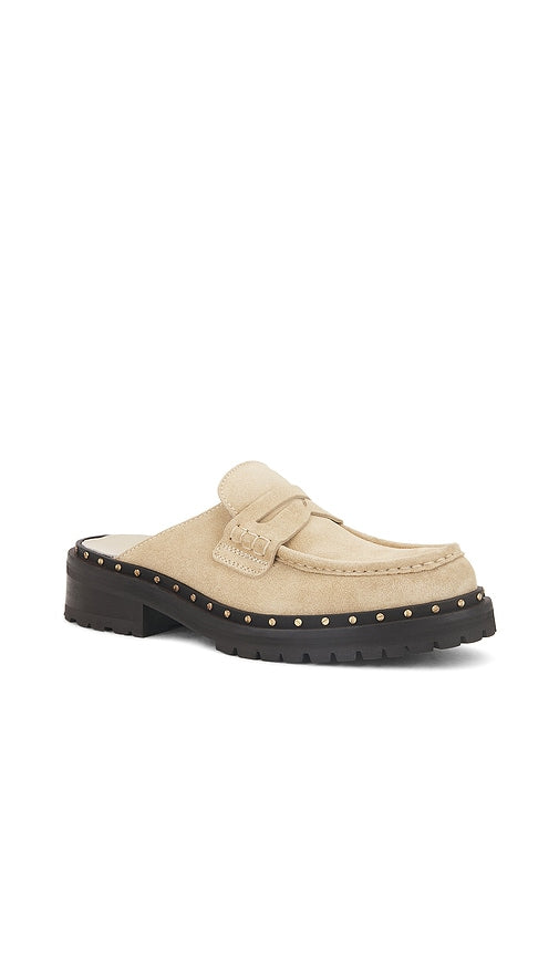 Golden Goose Jerry Rock Sabot Loafer in Tan