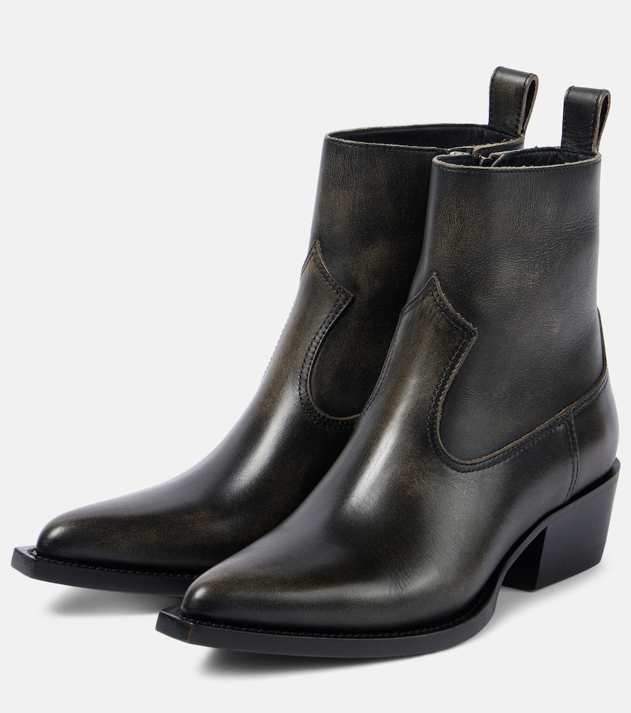Golden Goose Leather ankle boots