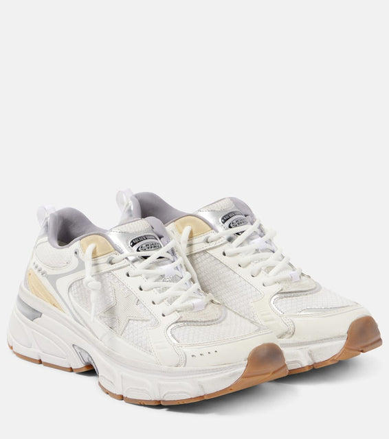 Golden Goose Lightstar leather and mesh sneakers