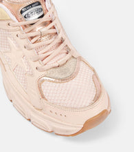 Golden Goose Lightstar mesh and leather sneakers