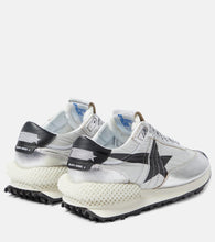 Golden Goose Marathon leather-trimmed sneakers