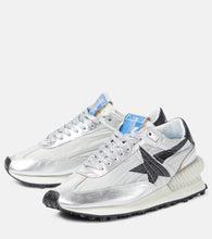 Golden Goose Marathon leather-trimmed sneakers