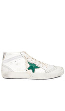 Golden Goose Mid Star Sneaker in Cream - Baskets Golden Goose Mid Star en crème - Golden Goose Mid Star 奶油色运动鞋 - Golden Goose Mid Star Sneaker in Creme - Golden Goose 미드스타 스니커즈크림 색상 - Sneaker Golden Goose Mid Star color crema