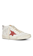 Golden Goose Mid Star Sneaker in White