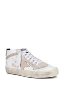 Golden Goose Mid Star Sneaker in White