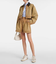 Golden Goose Mid Star glitter leather sneakers