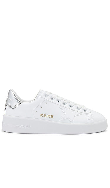 Golden Goose Pure Star Sneaker in White - Baskets Golden Goose Pure Star en blanc - Golden Goose Pure Star 白色运动鞋 - Golden Goose Pure Star Sneaker in Weiß - Golden Goose 퓨어스타 스니커즈화이트 색상 - Sneaker Golden Goose Pure Star in bianco