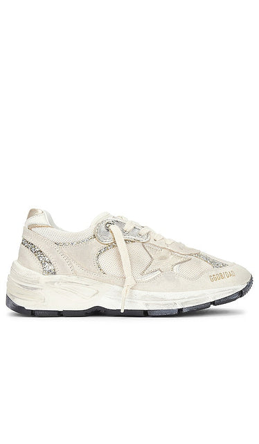 Golden Goose Running Dad Sneaker in Ivory - Baskets Golden Goose Running Dad en ivoire - Golden Goose Running Dad 象牙色运动鞋 - Golden Goose Running Dad Sneaker in Elfenbein - Golden Goose Running Dad 스니커즈 아이보리 색상 - Sneaker Golden Goose Running Dad in avorio