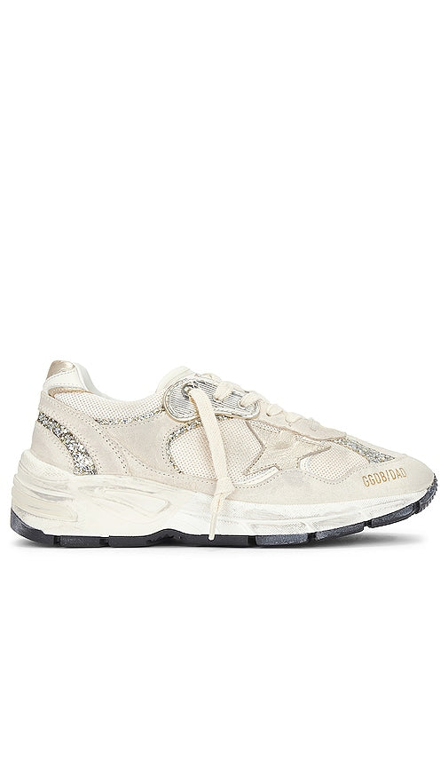 Golden Goose Running Dad Sneaker in Ivory - Baskets Golden Goose Running Dad en ivoire - Golden Goose Running Dad 象牙色运动鞋 - Golden Goose Running Dad Sneaker in Elfenbein - Golden Goose Running Dad 스니커즈 아이보리 색상 - Sneaker Golden Goose Running Dad in avorio