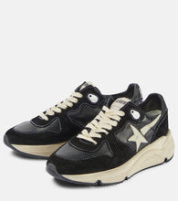 Golden Goose Running Sole suede and leather sneakers