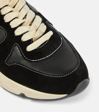 Golden Goose Running Sole suede and leather sneakers