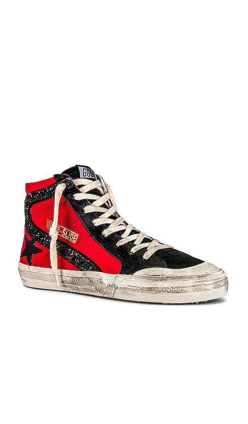 Golden Goose Slide Sneaker in Red