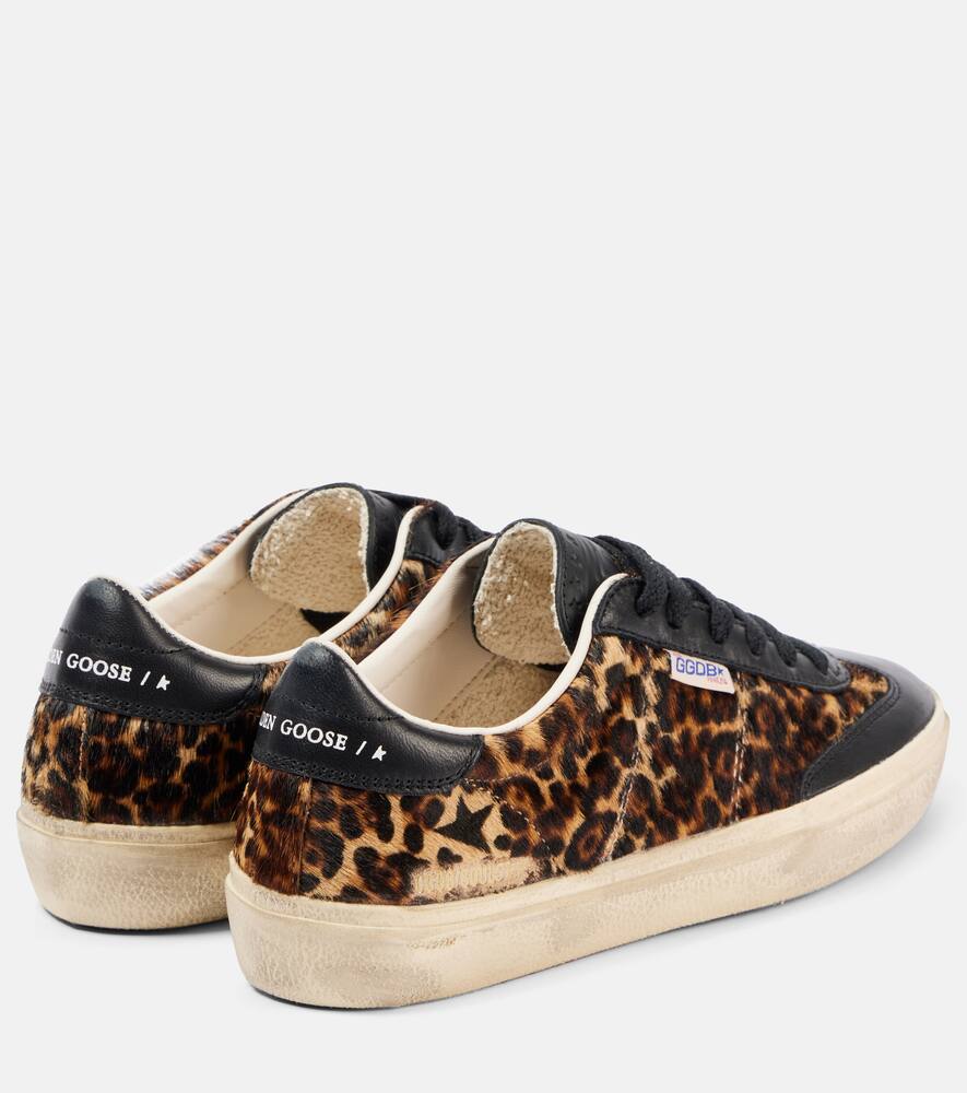 Golden Goose Soul Star leopard-print leather sneakers