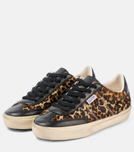 Golden Goose Soul Star leopard-print leather sneakers