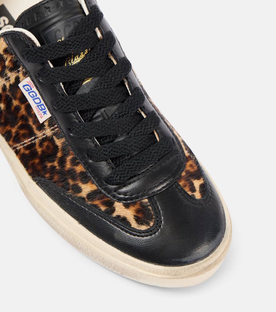 Golden Goose Soul Star leopard-print leather sneakers