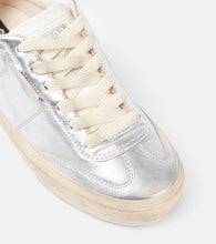 Golden Goose Soul-Star metallic leather sneakers