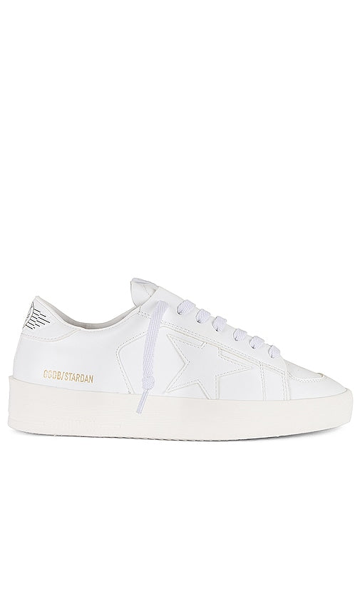 Golden Goose Stardan Sneaker in White - Baskets Golden Goose Stardan en blanc - Golden Goose Stardan 白色运动鞋 - Golden Goose Stardan Sneaker in Weiß - Golden Goose 스타단 스니커즈화이트 색상 - Sneaker Golden Goose Stardan in bianco