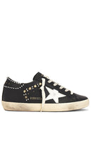 Golden Goose Super Star Sneaker in Black - Baskets Super Star Golden Goose en noir - Golden Goose Super Star 黑色运动鞋 - Golden Goose Super Star Sneaker in Schwarz - Golden Goose 슈퍼스타 스니커즈블랙 색상 - Sneaker Golden Goose Super Star di colore nero