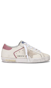 Golden Goose Super Star Sneaker in Cream - Baskets Super Star Golden Goose en crème - Golden Goose Super Star 奶油色运动鞋 - Golden Goose Super Star Sneaker in Creme - Golden Goose 슈퍼스타 스니커즈크림 색상 - Sneaker Golden Goose Super Star color crema