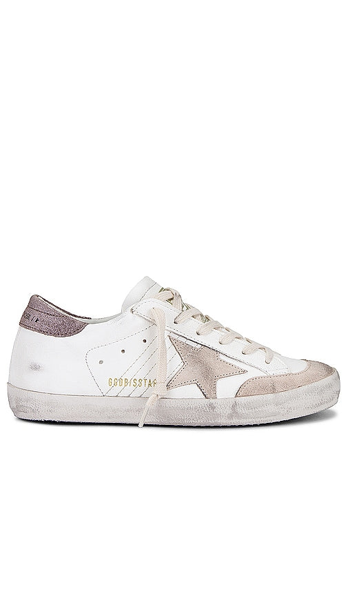 Golden Goose Super Star Sneaker in White - Baskets Super Star Golden Goose en blanc - Golden Goose Super Star 白色运动鞋 - Golden Goose Super Star Sneaker in Weiß - Golden Goose 슈퍼스타 스니커즈화이트 색상 - Sneaker Golden Goose Super Star di colore bianco