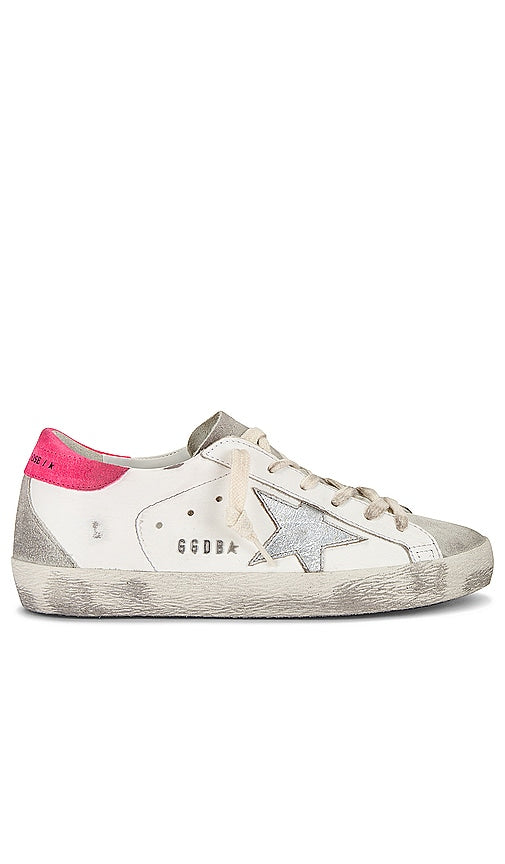 Golden Goose Super Star Sneaker in White - Baskets Super Star Golden Goose en blanc - Golden Goose Super Star 白色运动鞋 - Golden Goose Super Star Sneaker in Weiß - Golden Goose 슈퍼스타 스니커즈화이트 색상 - Sneaker Golden Goose Super Star di colore bianco