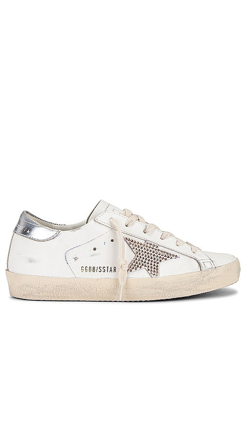 Golden Goose Super Star Sneaker in White - Baskets Super Star Golden Goose en blanc - Golden Goose Super Star 白色运动鞋 - Golden Goose Super Star Sneaker in Weiß - Golden Goose 슈퍼스타 스니커즈화이트 색상 - Sneaker Golden Goose Super Star di colore bianco