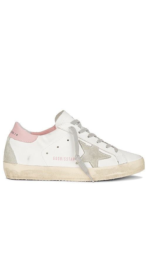 Golden Goose Super-Star Sneaker in White - Baskets Super-Star Golden Goose en blanc - Golden Goose Super Star 白色运动鞋 - Golden Goose Super-Star-Sneaker in Weiß - Golden Goose 슈퍼스타 스니커즈화이트 색상 - Sneaker Golden Goose Super-Star di colore bianco