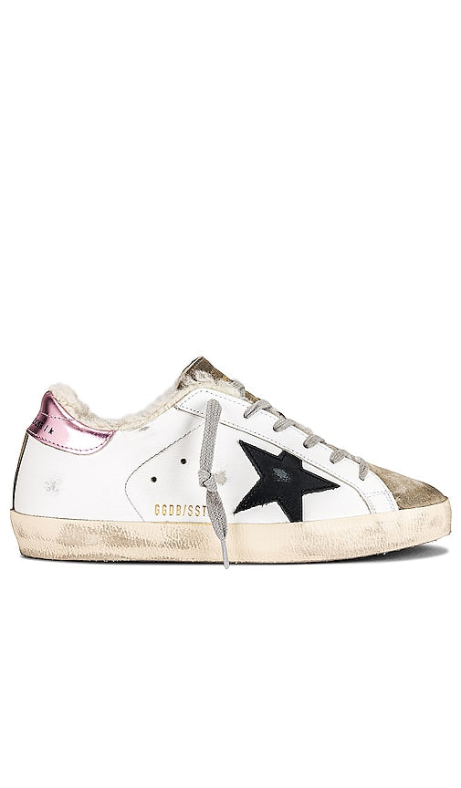 Golden Goose Super-Star Sneaker in White - Baskets Super-Star Golden Goose en blanc - Golden Goose Super Star 白色运动鞋 - Golden Goose Super-Star-Sneaker in Weiß - Golden Goose 슈퍼스타 스니커즈화이트 색상 - Sneaker Golden Goose Super-Star di colore bianco
