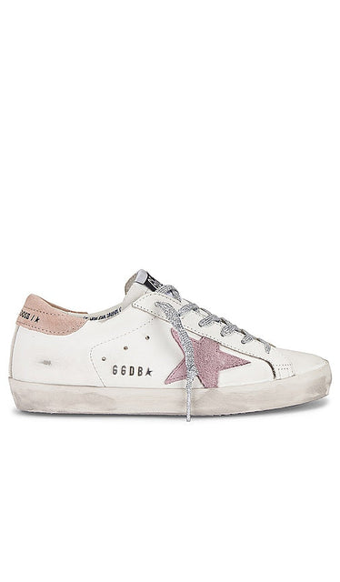 Golden Goose Super Star Sneaker in White - Baskets Super Star Golden Goose en blanc - Golden Goose Super Star 白色运动鞋 - Golden Goose Super Star Sneaker in Weiß - Golden Goose 슈퍼스타 스니커즈화이트 색상 - Sneaker Golden Goose Super Star di colore bianco