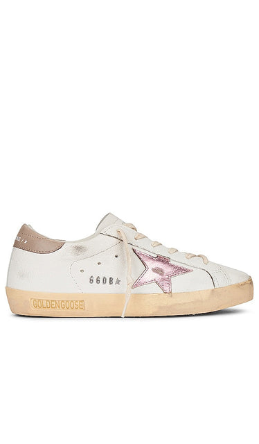Golden Goose Super-Star Sneaker in White - Baskets Super-Star Golden Goose en blanc - Golden Goose Super Star 白色运动鞋 - Golden Goose Super-Star-Sneaker in Weiß - Golden Goose 슈퍼스타 스니커즈화이트 색상 - Sneaker Golden Goose Super-Star di colore bianco