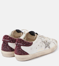 Golden Goose Super-Star embellished leather sneakers