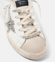 Golden Goose Super-Star embellished leather sneakers