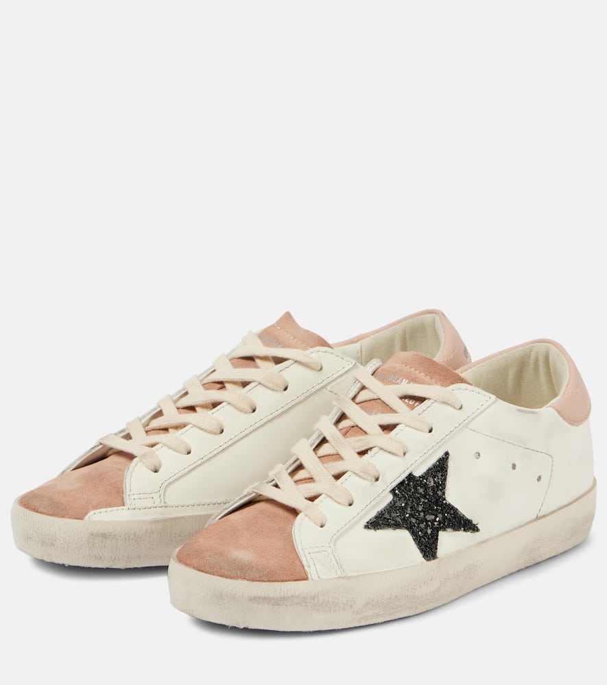 Golden Goose Super Star glitter leather sneakers
