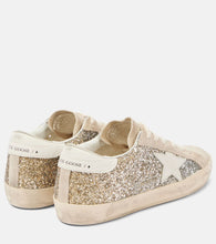 Golden Goose Super-Star glitter leather sneakers
