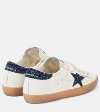 Golden Goose Super-Star glitter leather sneakers