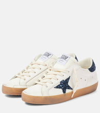 Golden Goose Super-Star glitter leather sneakers