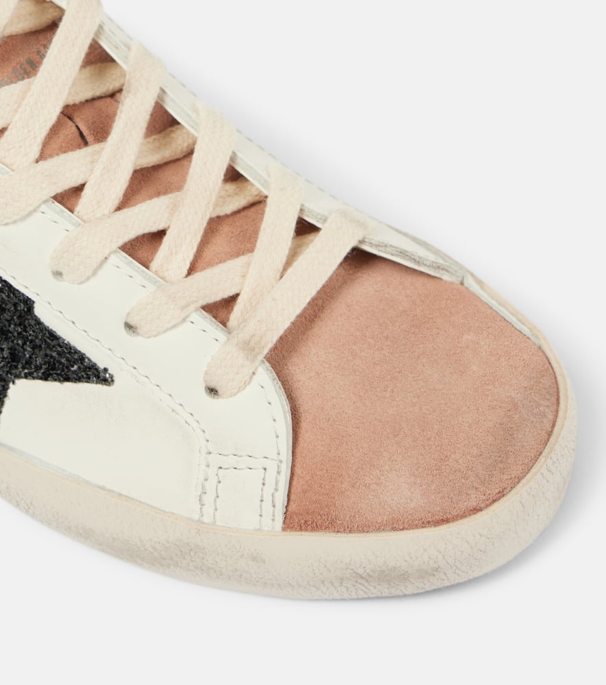 Golden Goose Super Star glitter leather sneakers