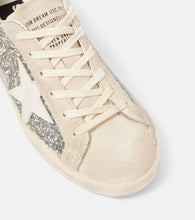 Golden Goose Super-Star glitter leather sneakers