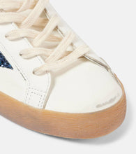 Golden Goose Super-Star glitter leather sneakers