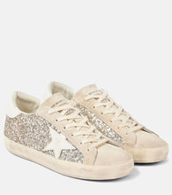 Golden Goose Super-Star glitter leather sneakers