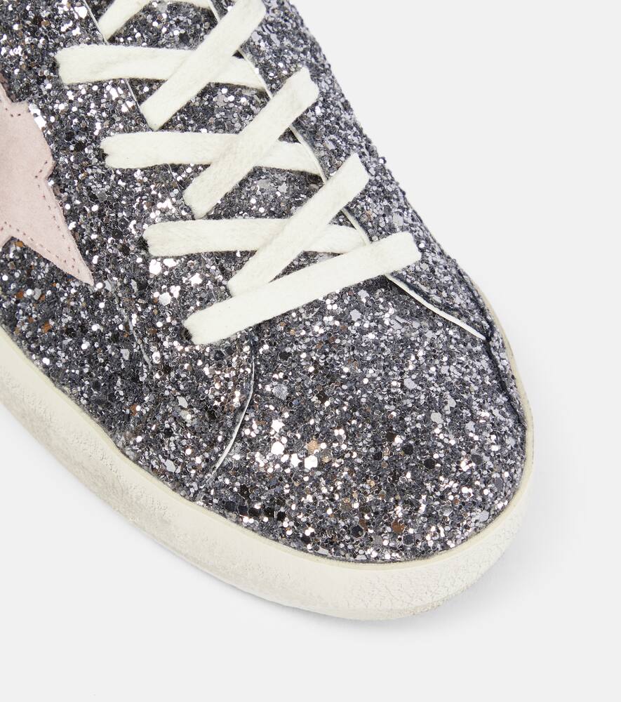 Golden Goose Super-Star glitter sneakers