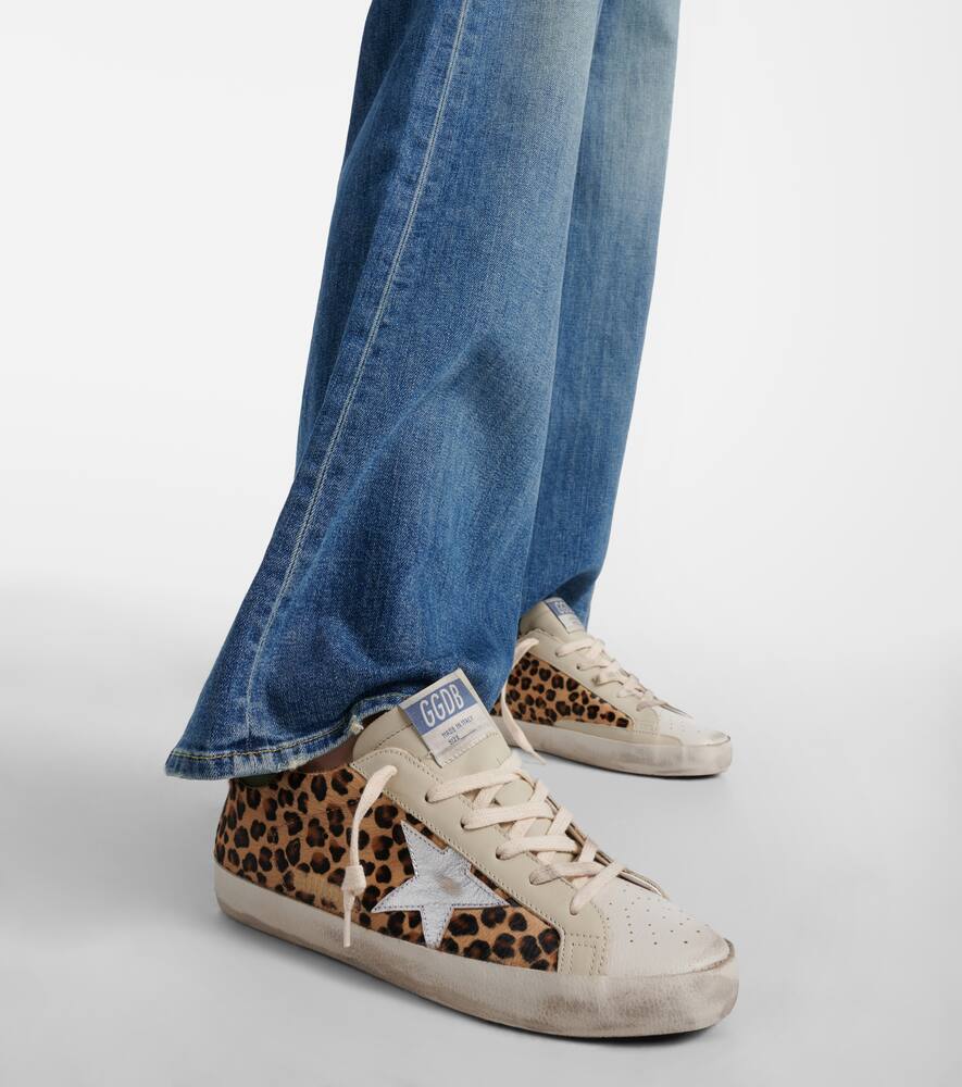 Golden Goose Super-Star leopard-print leather sneakers