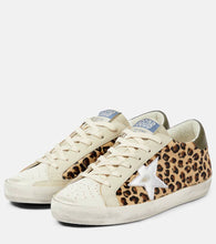 Golden Goose Super-Star leopard-print leather sneakers