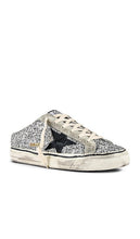 Golden Goose Superstar Sneaker in Metallic Silver