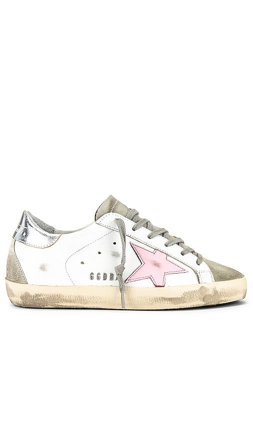 Golden Goose Superstar Sneaker in White - Baskets Superstar Golden Goose en blanc - Golden Goose Superstar 白色运动鞋 - Golden Goose Superstar Sneaker in Weiß - Golden Goose 슈퍼스타 스니커즈화이트 색상 - Sneaker Golden Goose Superstar di colore bianco